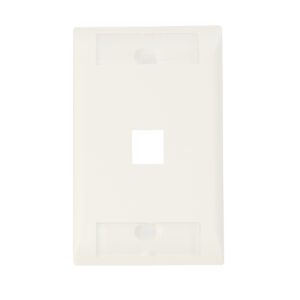 COMMSCOPE 1-2111036-3 Faceplate Kit, labeled, 1-gang, 1 port,