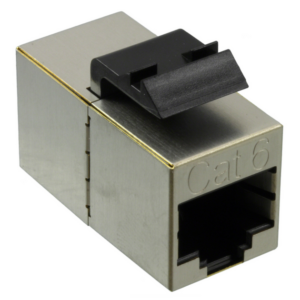 COMMSCOPE 2111124-1 | SL-CPLR-STP-6 SL-Series Coupler, RJ45, Cat6 Shielded, Silver
