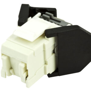 3M / Corning  Keystone Module RJ45 STP CAT6A - White FQ100029302 Everon® Copper Datacom E100 Unshielded  OCK5EU8, E100UWH, RJ45 Vol, Cat5e, Bag/8, white