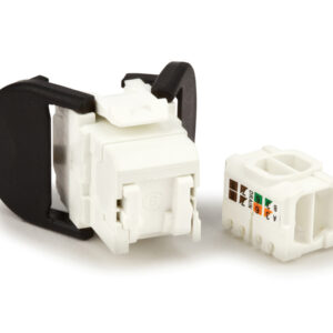CORNING 3M XF500006432 Everon® Copper Datacom V250 Unshielded  VOLOCK6UH8, V250U, RJ45 Vol, Cat6, Bag/8, white