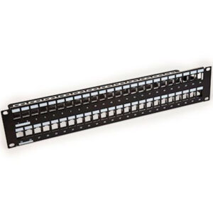 Corning UU001622909 Everon® Copper Datacom VOL  Patch panel 19-inch 2U, 19”  Black