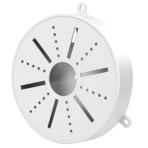 1 CCTV Dome Camera Base Connecting Plate and Cctv Bracket Dome Junction Box for Pole and Plastic Junction Box to Hide Cable
