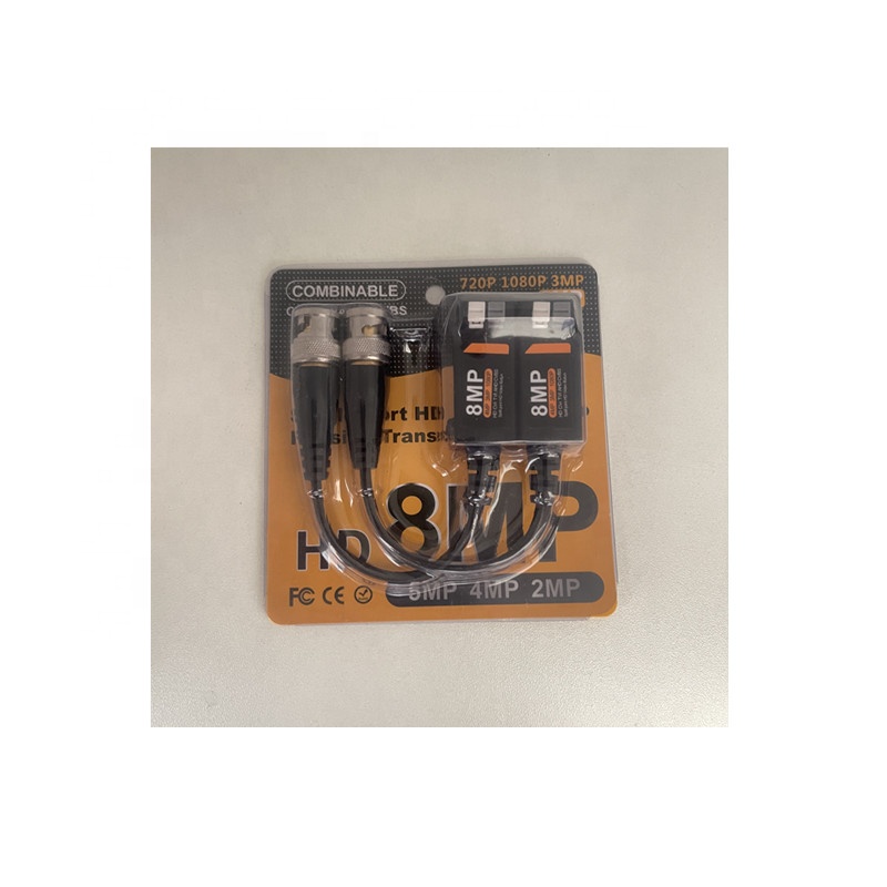 1 HD CVI TVI AHD to IP Converter 1CH Passive HD CCTV Video 8MP Balun and Cctv Camera Bnc Balun Connector and Cctv Accessories