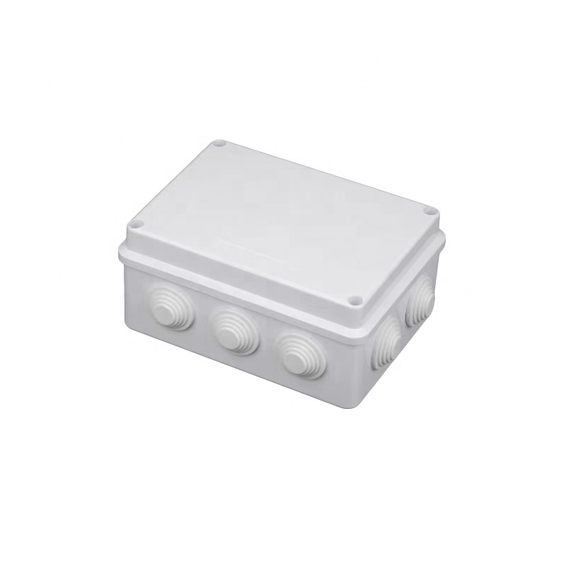 1 Ip65 With Rubber Plug Outdoor Plastic Junction Box and Electrical Junction Box IP65 Dustproof Plastic Box