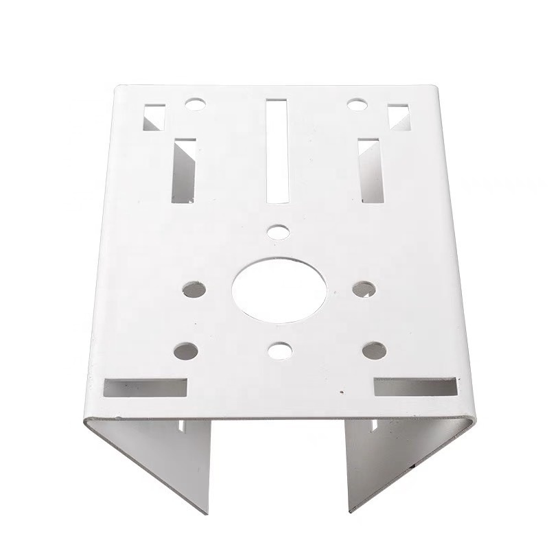 1 Outdoor Iron Painted CCTV Camera Mounting Adapter Plate and Universal Bracket Converter for Pole/Wall Mounting
