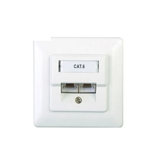 2/4/6/8 Port Network Faceplate