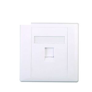 86x86mm 1 Port Cat6 RJ45 Faceplate
