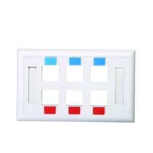 120 Type RJ45 Socket Faceplate