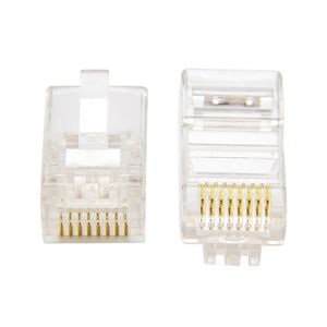 Cat5e Cat6 Cat6A UTP Gold Plated RJ45 Connector
