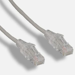 Cat6A UTP Patch Cord With Clear Boot And Clear RJ45 Network Cable