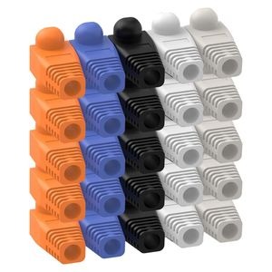 RJ45 Strain Relief Plug Boot For 6mm Cat6 Unshielded Ethernet Cable, Snagless