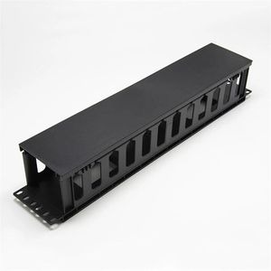 2U Horizontal Plastic Cable Organizer
