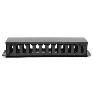 2U 12-Slot Plastic Cable Organizer