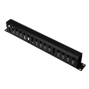 1U 16-Slot Metal Cable Organizer