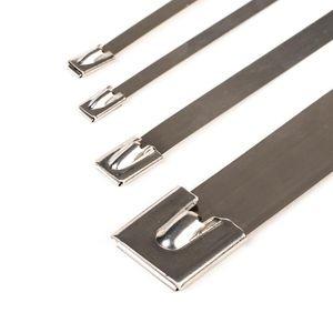 304 and 316 Stainless Steel Cable Ties with Self Lock