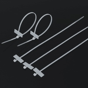 Zip Cable Tie with Label Self Locking Nylon Cable Marker Ties
