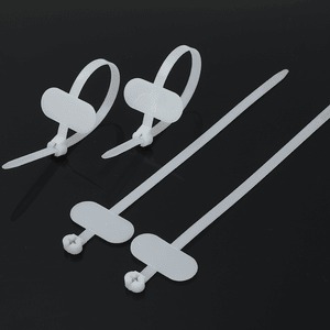 Nylon66 Cable Marker Box Ties Nylon Cable Ties Barb Lock Marker Ties