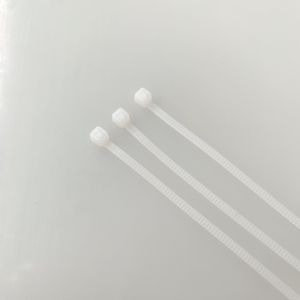 Natural Miniature 18 Lb 4 Inch Self Locking Plastic Nylon Cable Tie