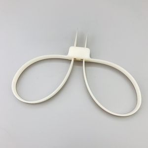 10x710mm Disposable Heavy Duty Nylon Double Handcuffs Cable Zip Ties