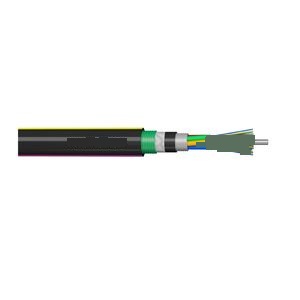 Single Steel Wire Fiber Optic Stranded Loose Tube Armored Cable/optical