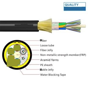 Non-metallic 8 Core ADSS Fiber Optic Cable Gyfxy Fiber Optic Communication