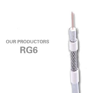CCTV Cable Coaxial Cable 75ohm CU RG6 With Etl Rohs Ce
