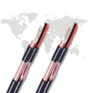 RG59 Coaxial Cable With Computer CCTV Security Cable