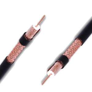 RG58 RG59 With Power 2C 2*0.5mm2 0.75mm2 Coaxial Cabl 250M Wooden Drum CCTV Communication Cable