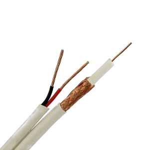 CCTV Camera Cable Coaxial Cable Kx6 Rf4mm RG58 RG59 RG6 RG11 With Power Semi Finished Coaxial Cable