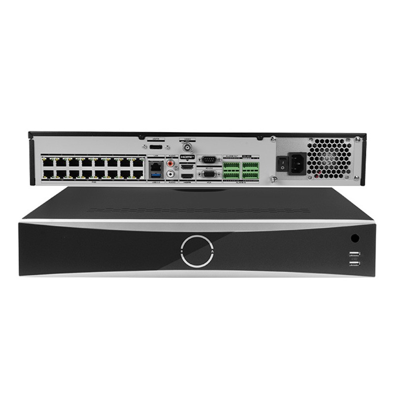 Facial Recognition Perimeter Protection Acusearch IDS-7732NXI-M4/16P/X 32CH 1.5u 16 PoE 8K Deepinmind NVR