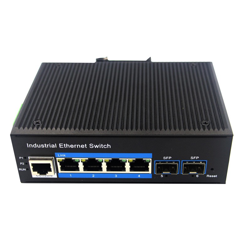 Sale Ip40 Slim Type Metal Case 4port 10/100/1000base-tx+2g Sfp Managed Industrial Switch 12-52v Dc 1-year Replacement