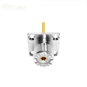 WODF Supply UHF Female Jack SO239 4 Hole Flange Panel Screw 25mm Rf Connector UHF in Stock (rf) Coaxial Coax Connectors