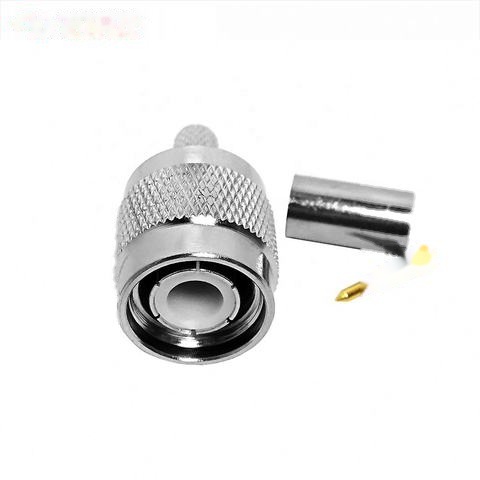 TNC Plug Male Crimp for Lmr195 Cable Rf Connectors to 6GHz