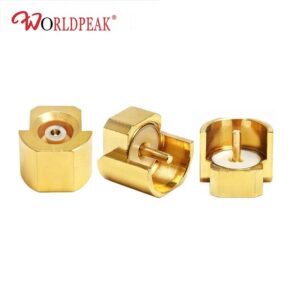 MMBX Female Jack PCB Snap on RF Coaxial Connector 50Ohm PE45261 MMBX-KE Solder Edge Launch Mount PCB with Female Center Contact