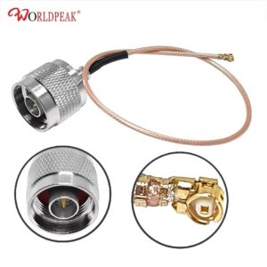 N Type Male Plug to UFL/u.FL/MHF1 WiFi RG178 Coaxial Pigtail Silver Plated Cable Adapter Assembly for GPS IoT Modules Antenna