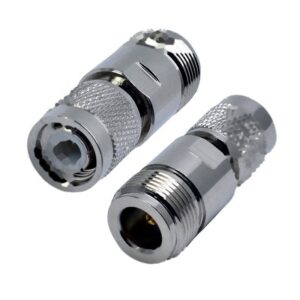 Connector 50 Ohm TNC Male to N Female RF Coaxial Adapter Straight Conversion Antenna Cable GPS Router Communication System