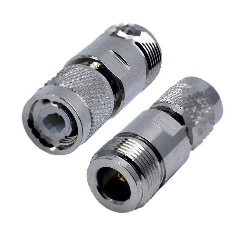 Connector 50 Ohm TNC Male to N Female RF Coaxial Adapter Straight Conversion Antenna Cable GPS Router Communication System
