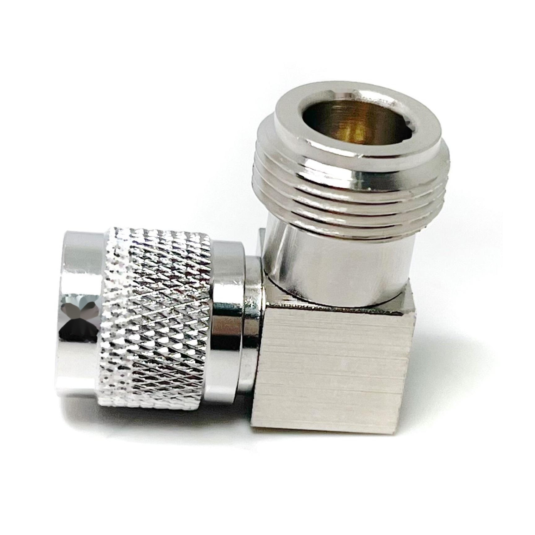 90 Degree Right Angle TNC Male to Type N Female Low Loss Elbow RF Coaxial Adapter for GNSS GPS Radio Wireless Antenna Equipment