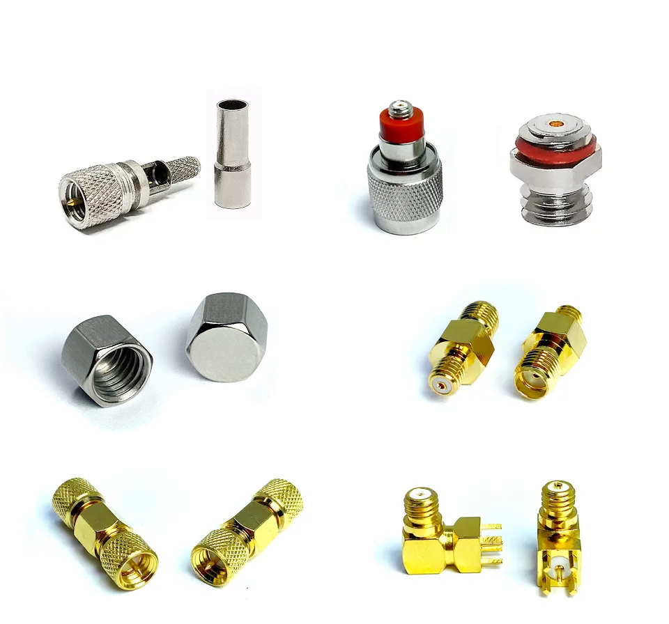 10-32 Male Female for RG316 RG174 RG178 to 10/32/BNC/TNC/SMA Male Plug Jack UNF L5 M5 5-44 RF Adapter Connector