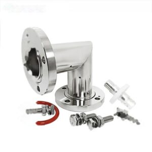 Waterproof EIA Flange Rf Coaxial Connector RF Adapter Connector 1-5-8 EIA to 1-5-8 EIA Flange Right Angle Adapter Connector
