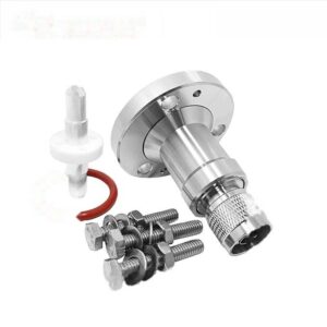 7/8 EIA 3 Hole Flange Panel Mount Adapter Rigid Line Coupling Element RF Coaxial Connector 7/8 Inch EIA Flange to N Male Adaptor