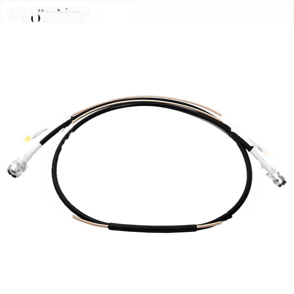 Dual-Lead RF Coaxial Cable Assembly with RF Connector SMA Male to Female RG316 and TNC Plug to Jack RG58U Coaxial Jumper Wire