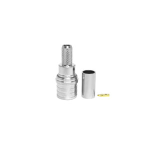 50OHM RF QMA Coaxial Cable Connector Male Plug Straight Mimo Antenna Adapter Converter for RG58 Cable