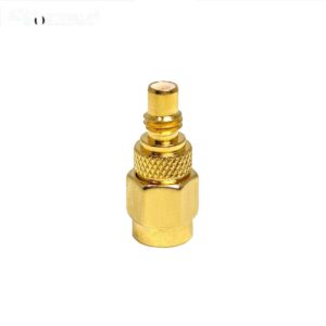 WODF Gold Plated 50ohm Adapter SMA Male to SMC Male Coaxial Adapter