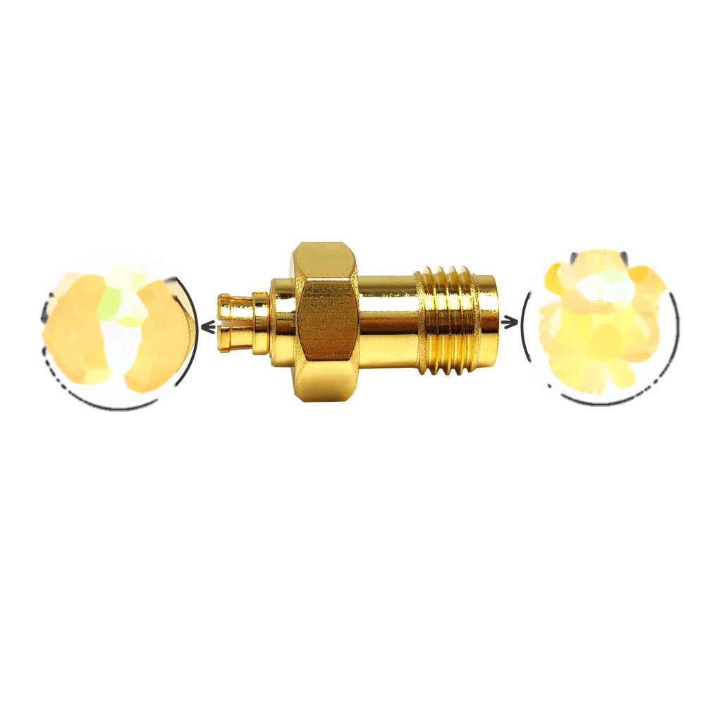 SMA Female to SMP Female RF Adapter 50 Ohm Coaxial Connector for Test Equipment 5G & RF System Integration