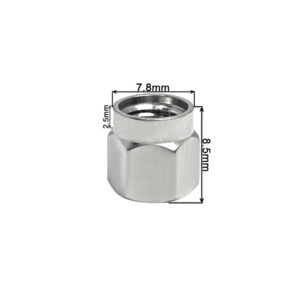 SNA RF Connector Metal Protecting Dust Cap Protective Cover for SMA Female Cable Connector Adapter