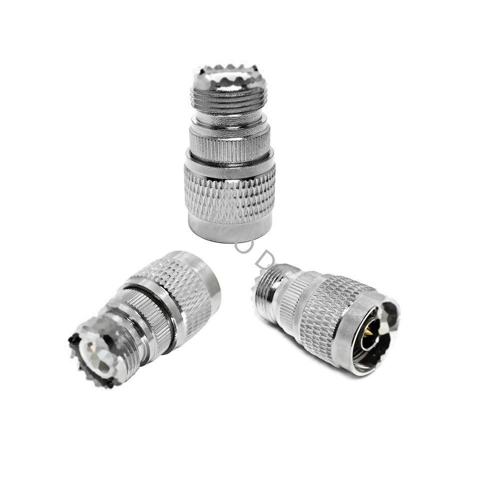 Directly 50ohm RF Coaxial Cable Connector Adapter UHF Female Jack to N Male Plug Coax Adapter