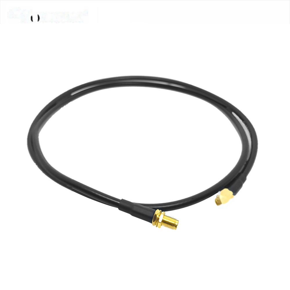 RF SMA Male to SMA Female Bulkhead with Lmr195/lmr200 Coaxial Cable Assembly for Double Shielded 2.4G/5G WIFI Antenna Extension