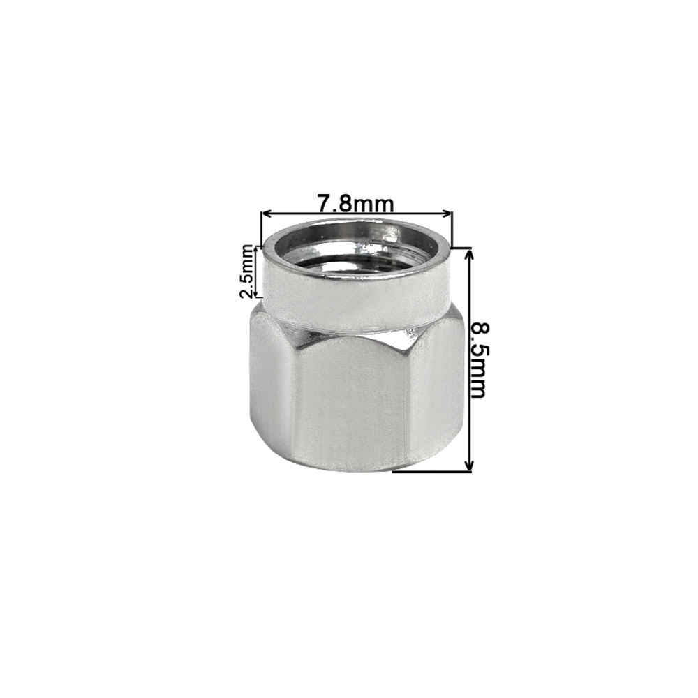 SMA Metal Dust Cap Protective Cover for SMA Female Connector Anti-Dust & Moisture for RF Test Equipment & Communication Device