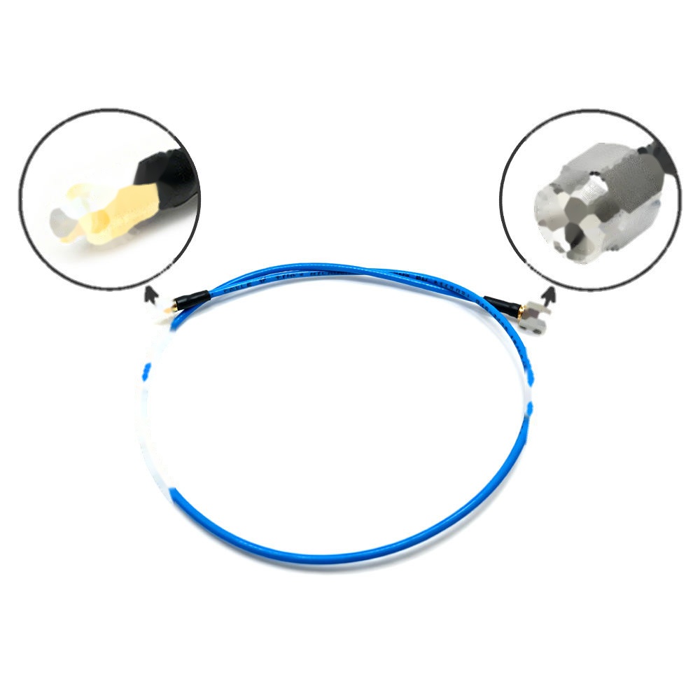 WODF 50CM SS405 RF Coaxial Jumper Cable SMA Male to SMP Female Connector Blue RG402 SS405 Coaxial Cable Assembly